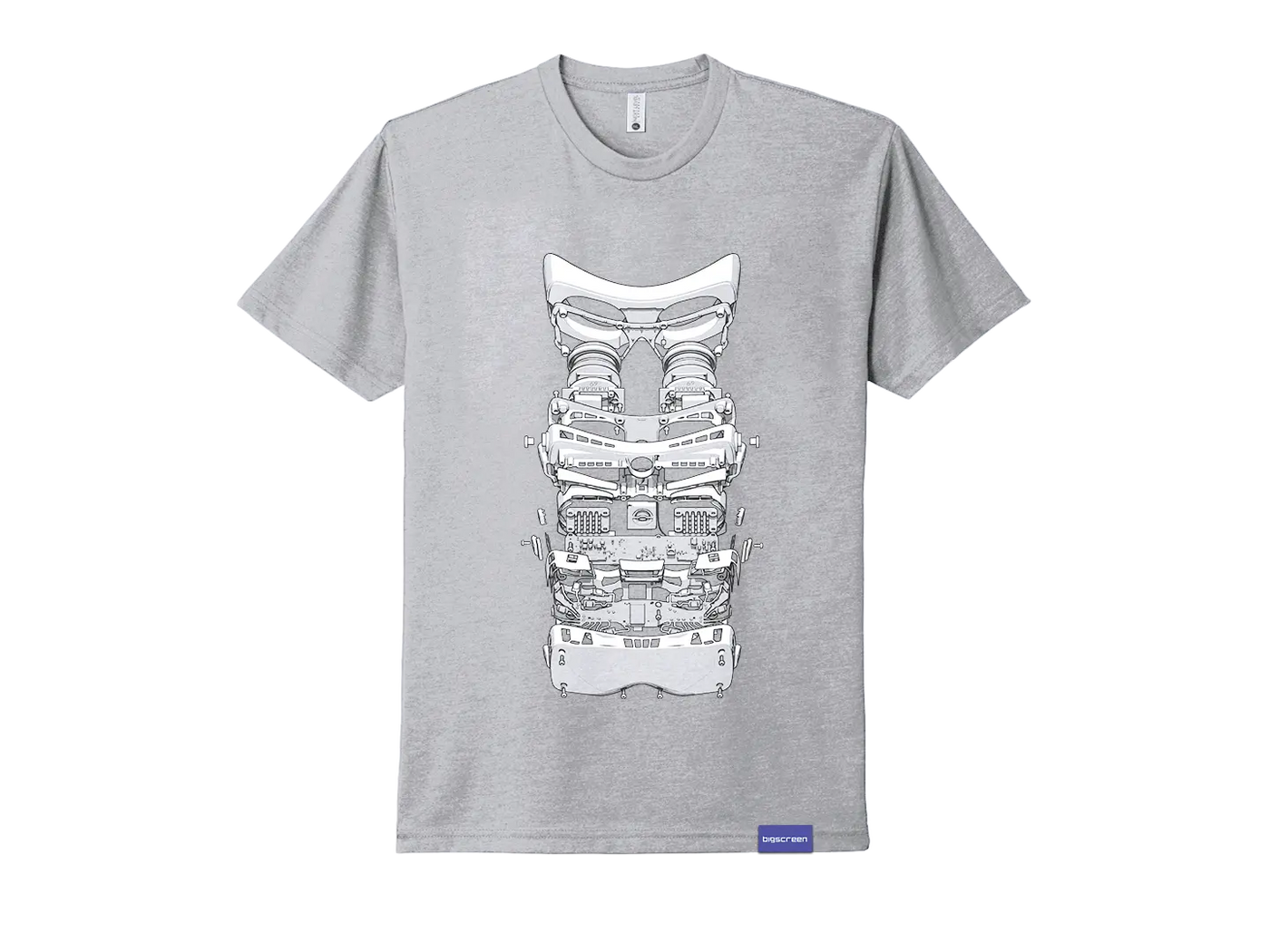 Bigscreen Beyond 3D T-Shirt in Grey