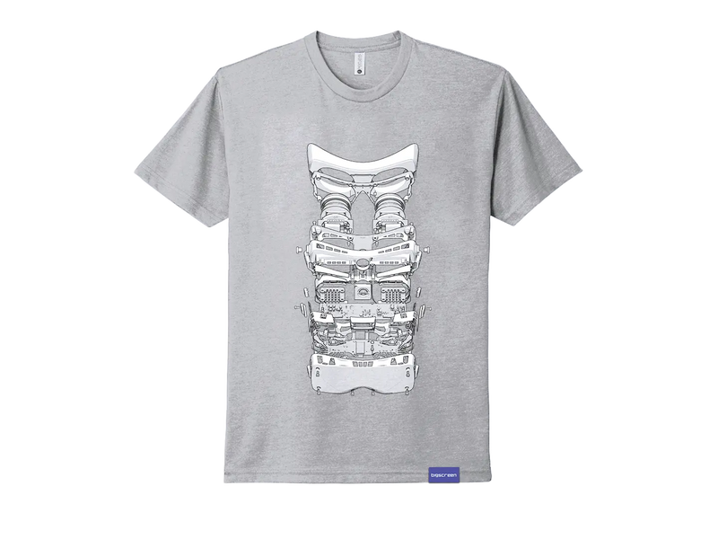 Bigscreen Beyond 3D T-Shirt in Grey